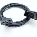 OBD2 Cable for PT30 ELD Logbook,ECM/DOT-Square Black Heavy Duty OBDII Cable