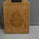 AceThrills Gifts for Brother Gifts Adult, Brother Christmas Birthday Gift from Sister for Fathers Day Gift - Engraved Cutting Board 12.3"L  8.7"W  0.4"Th
