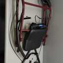 Medline Steel Rollator Walker for Adult Mobility Impairment, Burgundy, 350 lb. Weight Capacity, 6” Wheels, Foldable, Adjustable Handles, Rolling Walker for Seniors