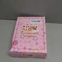 Oudizz Mini Rubber Tote Bag, Silicone Beach Tote for Little Girl & Woman, Cute Bag with 20 Charms & Adjustable Shoulder Strap (Pink)