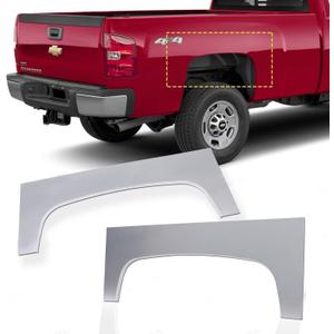 ELITEWILL Pair Upper Rear Wheel Arch Skin Repair Panel Fit for 2007-2013 Chevy Silverado Pickup 1500 2500HD