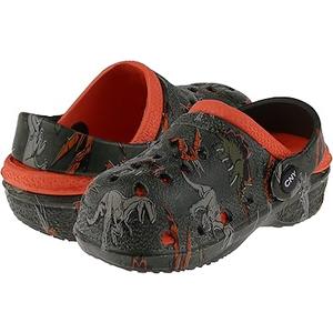  Dino Herd Pritned Two Tone Injected EVA Clog with Backstrap
 Size 6