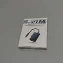 ANDTOBO Upgraded Digital Toslink Fiber Optical Splitter 1 in 2 Out Audio Adapter CableSignal Enhancement for Television (Black)