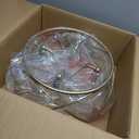 Chandelier for Living Room, 4 Light Drum Chandelier Modern Hanging Light Fixtures for Dining Room Bedroom Foyer (Gold)