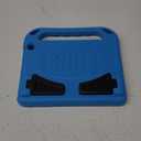 MENZO Fire HD 10 Tablet Case for Kids (13th/11th Generation, 2023/2021 Release), Lightweight Handheld Shockproof Case Built-in Screen Protector with Handle Stand, Blue