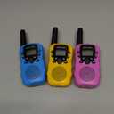 Walkie Talkies for Kids Toys Stocking Stuffers for Kid Boys Girls 4-6, 3 Miles Range Walkie Talkie to Camping, Outdoor, 4 Year Old Girl Birthday Gifts for 3 4 5 6 7 8 9 Year Old Boy Girl Gifts Age 6-8 (Blue&Pink&Yellow)