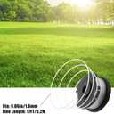 CDIYTOOL Replacement Trimmer Spool, TLH-02 Hy-perTough HT-19-401-003-06, HT-19-401-003-07, 20V Max Cord-Less 12/13inch String Trimmer HT21-401-003-02/03/04, 0.06in/1.6mm Dia, 17FT (8pcs spools+2caps)