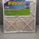 Filtrete 25x25x1 AC Furnace Air Filter, MPR 700, MERV 8, Tough on Pollen, Easy on Airflow, 3-Month Pleated 1-Inch Electrostatic Air Cleaning Filter, 4-Pack (Actual Size 24.81 x 24.81 x 0.81 in)