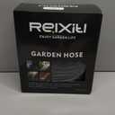 Relxitl Garden Hose, Flexible Water Hose, Ultra Lightweight Non-Expanding hose with 10 Function Sprayer, Leak proof, Pressure Resistant for Yard, Outdoor (Black, 50FT)