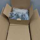 Estmoon 5 Pack Matte Black Door Handles Interior Door Knobs, Home Improvement Keyless Privacy Door Lock, Heavy Duty Zinc Alloy 2.07 lb Door Leverset for Bedrooms Bathrooms