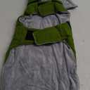 EMUST Dog Jacket - Cozy Winter Vests for Small to Large Dogs, Reflective Strips, Thick Windproof Clothes, LightGreen, L