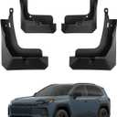MIALUTY® Mud Flaps for Toyota RAV4 2026 All Weather Mud Guards Splash Vehicle Sediment Protection RAV4 Accessories No-Drill Front and Rear (Set of 4)