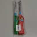 Refillable Butane Lighters, Larger BBQ Grill Click Flame Long Stem Lighter Adjustable Soft Flame Multipurpose Lighters(No Butane Fuel Inside)