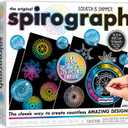 Spirograph Scratch & Shimmer  Arts and Crafts, Kids Toys, Art Supplies, Craft Supplies, Drawing Kit, Spiral Art, Classic Gear Design Kit, Magic Scratch Paper, Pen, Design Sheet Included, Ages 8+