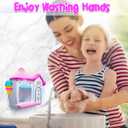 AugToy Bath Toys for Toddlers 3-5 Years, Ice Cream Foam Maker Bath Toys for Kids Ages 4-8, Bubble Pretend Cake Play Set Bathtub Water Toys Age 3 4 5 Year Old Girls Boys Holiday Birthday Gifts Idea