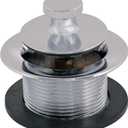 EZ-FLO Lift-n-Turn Bath Drain Assembly Kit, 1-1/2 in. x 11.5 Coarse Thread, 2-7/8 in. OD Flange, 5/16 in. Tapped Zinc Body, Chrome Plated, 35233