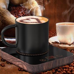 Coffee Mug Warmer for Desk with Auto Shut Off, Coffee Cup Warmer for Desk Office Home Gifts (3 Adjustable Temp. &12 Hours Timer)
