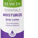 Medline Remedy Essential Moisturizing Body Lotion (8 oz Bottle), 36 Count, Unscented, Hydrating, Soothing For Dry Skin, Smooths & Softens, Non-Greasy, Hypoallergenic, Men, Women, Elderly