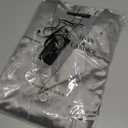 Sanraflic® Men's Satin Pajamas Long Button-Down Pj Set Sleepwear Loungewear (Gray, XL)