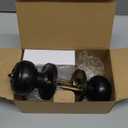 Haidms 5 Pack Matte Black Door Knobs with Lock and Key, Keyed Alike Keyed Entry Door Knobs Exterior, Black Doorknobs for Bedroom