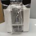 AGLUCKY Nugget Ice Maker Countertop, Portable Crushed Ice Maker Machine with Handle, 35lbs/24H, One-Click Operation, Self Cleaning Ice Machine for Home/Kitchen/Office(Stainless Steel)