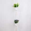 5 Packs Plant Hangers Indoor, Macrame Plant Hangers, Indoor Plant Hangers, Indoor Planter, Wall Plant Hanger, Hanging Planters for Indoor Plants, Hanging Planters for Outdoor Plants, Plant Lover Gifts