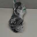 Seta T Women's Summer Chiffon Dresses Smocked V Neck Flutter Short Sleeve Flowy Casual Dress with Pockets (Black), S