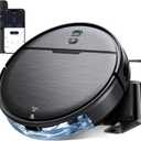 Robot Vacuum and Mop Combo, 2300Pa Strong Suction, 2-in-1 Dust Box and Water Tank, Works with Alexa/Google Assistant, Long Runtime, Schedule, Quiet, Ideal for Hard Floors, Low-Pile Carpets and Pets