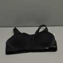 Champion Women's Sports Bra, Motion Control Zip High-impact Sports Bra, Wirefree Bra for Women (38DD, Black)