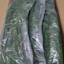 4 Pcs Artificial Norfolk Pine Garlands Christmas, 9 FT Dense Real Touch Winter Pine Garland Ornament, Green Artificial Greenery Garland for Table, Mantle, Wall, Indoor, Outdoor Christmas Decorations