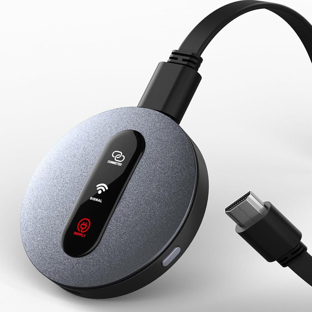 Wireless HDMI Display Dongle Adapter - Miracast Dongle with AirPlay DLNA, for Video/Audio Streaming from Phone, Laptop to HDTV, Monitor, Projector