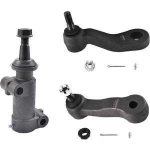 Front Steering Kit for 4WD for Avalanche Suburban Silverado Sierra 2500 3500 Avalanche Suburban Yukon Xl 2500, Idler Arm, Pitman Arm 4 Grooves and Idler Arm Bracket Assembly
