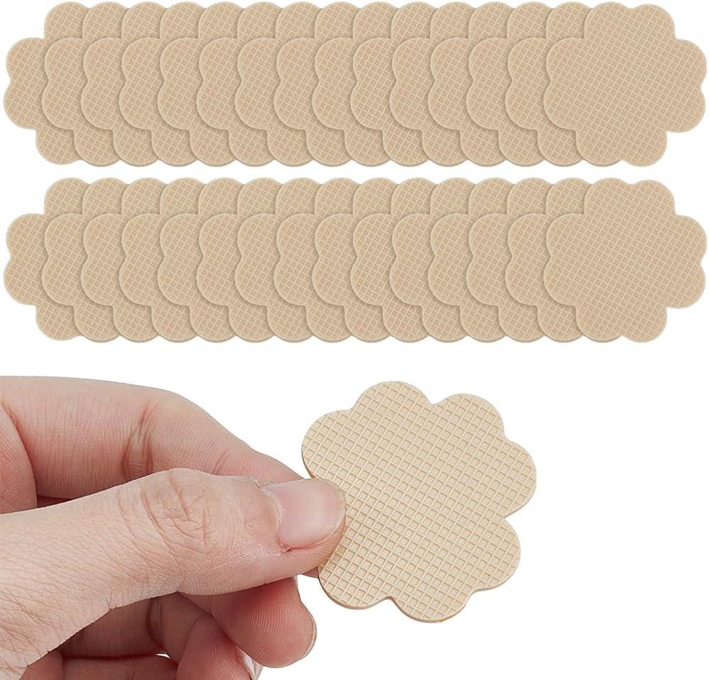 DELOGRIN 30pcs Needle Puller Rubber Needle Gripper for Hand Sewing Needles 2mm Thick Hand Embroidery Supplies Kit Needles Puller for Heavy Weight Material and Multiple Layers of Fabric (Big Flower)