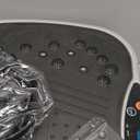 ALSO GO Vibration Plate Exercise Machine, 6 Workout Modes & 120-Level Vibration Platform for Weight Loss/Lymphatic Drainage, 400lbs Capacity Vibration Board with Resistance Bands for Full Body Workout