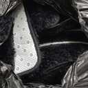 Super Fluffy Black 8x10 Area Rugs for Living Room, Modern Large Shag Rug for Bedroom, Non-Slip Plush Shaggy Thick Black Carpet for Nursery Kids Room Boys Girls Dorm Indoor Home Office Decor