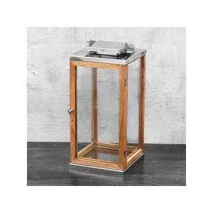 Metal And Wood Lantern