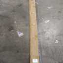 8 Foot x 1-inch Round Horizontal Bar Baluster for Stair Remodel- Wrought Iron Hollow Staircase Metal Spindles for Indoor Staircase-Stair Installation-Matte Black 3 Pack