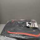 Coverado Car Seat Covers, Front Seat Cover, Waterproof Nappa Leather Seat Covers for Cars, 2 Pack Car Seat Protectors, Driver Seat Cover, Automotive Seat Covers Universal Fit for Most Cars, Black&Red