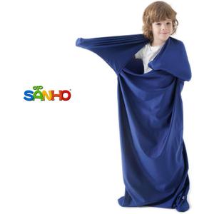 SANHO Premium Sensory Sock Budy Sock, Perfect for Children with Sensory Processing Disorder, Updated Version (Navy, Small)