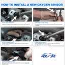 234-4018 234-4012 Oxygen Sensor Downstream Upstream O2 Sensor Compatible with Cadillac Escalade, Chevrolet Tahoe, GMC C15/C1500 Pickup C15/C1500 Suburban C25/C2500 Pickup