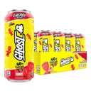 GHOST Energy Drink - 12-Pack, Sour Patch Kids Redberry, 16oz - Energy & Focus & No Artificial Colors - 200mg of Natural Caffeine, L-Carnitine & Taurine - Gluten-Free & Vegan (EXP 12/31/26)