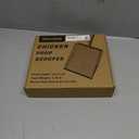 Chicken Poop Scooper, 304 Stainless Steel Shovel Head, 4-in-1 Chicken Litter Scoop with Handle for Chicken Coop & Pet Waste Cleaning, Multifunctional Litter Sifting Shovel(20 to 49")