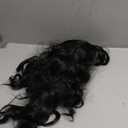 Black Long Curly Wig for Women Halloween Party Costume Wig