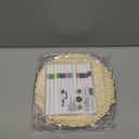 Fullhawl 31 Pcs Wooden Mandala Painting Set - 18 Unfinished Wood Cutouts, 12 Markers, 1 Gem Stickers for Adults DIY Crafts, Christmas, Back to School Gift,Wedding, Home Decors(Retro Style)