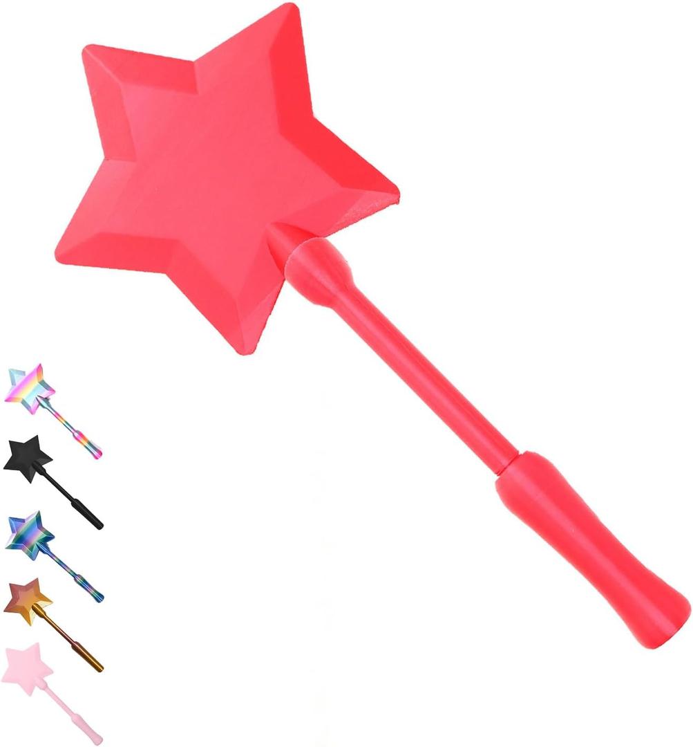 Magic Fairy Fairy Wand Credit Card Holder, Fairy Wand Credit Card Holder - 3D Printed Tap to Pay-Contactless Payment Holder(Red)