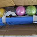 SpeedArmis 8 Players Croquet Set with 32In Regulation | 28In Standard Size Rubber Wood Mallets, Colored PE Ball, Wickets, 21In End Stakes - Lawn Backyard Game Kit for Teens/Adults/Family, Medium, Small