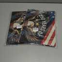 2 x 250th Anniversary USA Garden Flag, 4th of July Garden Flag with Eagle & Flag, American Garden Decoration, Patriotic 250 Years of Freedom Banner, Double Sided Yard Flags for Independence Day Decor