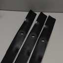 M143520 UC22010 M152726 for John Deere 54 inch Deck Z445 Z425 Z435 GX255 GX325 GX335 GX345 LX280 X340 X380 X524 X710 X730 X734 Medium Lift Mower Blades fit 396-719 M145516 M152726 3 Pack (Black)