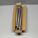 STARLATTA Adjustable Shower Curtain Rod 31-80 Inch, Never Rust Stainless Steel Silver Tension Rod, 1" Heavy Duty No Drill for Bathroom, Kitchen & Closet