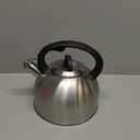 Foedo Whistling Stovetop Tea Kettle, 3L Food-Grade 304 Stainless Steel Teapot, Ergonomic Handle,Hot Water Quick Boil,All Metal Stove Kettle Rust Resistant and Durable,With Anti-Scald Towel(Silver)